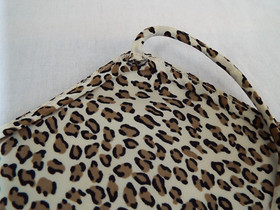 Vintage Wondermaid Leopard Print Half Slip & Camisole Set Lingerie MEDIUM Black