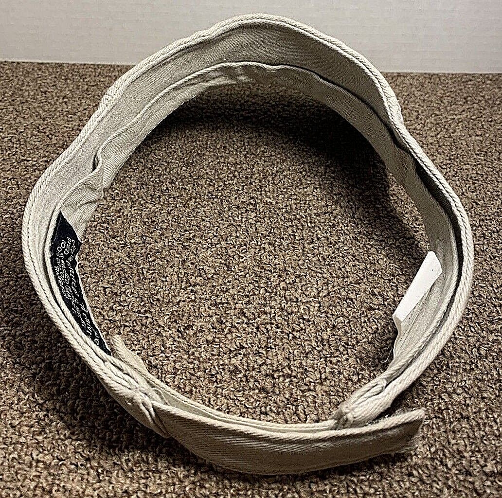 Men's visor adjustable fishing themed beige twill by … Gem