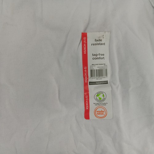 2 BOYS LONG SLEEVE WONDER NATION T-SHIRTS LOT KID TOUGH TEE SIZE XS/XCH 4-5 NEW - Picture 12 of 12