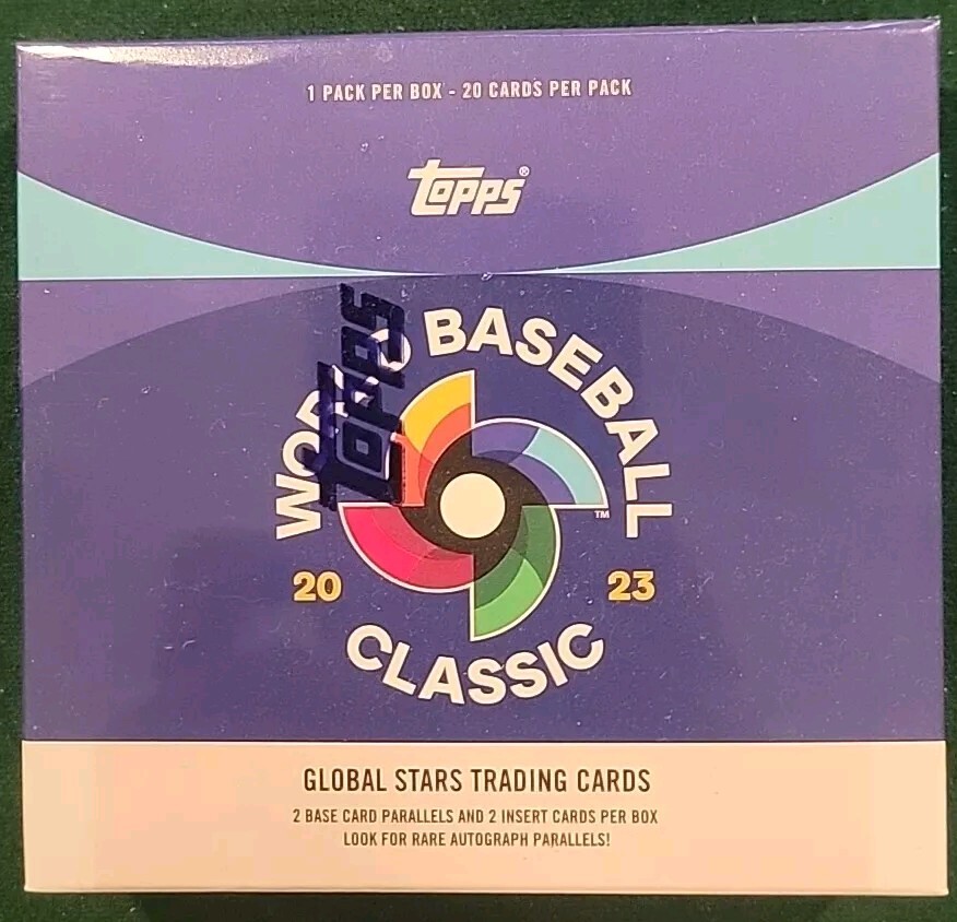 2023 Topps World Baseball Classic Global Stars - 1 SEALED 2023 Topps World Baseball Classic Global Stars - 1 SEALED