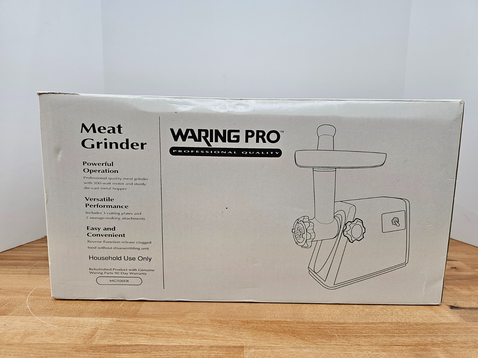 Waring Pro Electric Meat Grinder Model MG100 Complete W/Original Box eBay