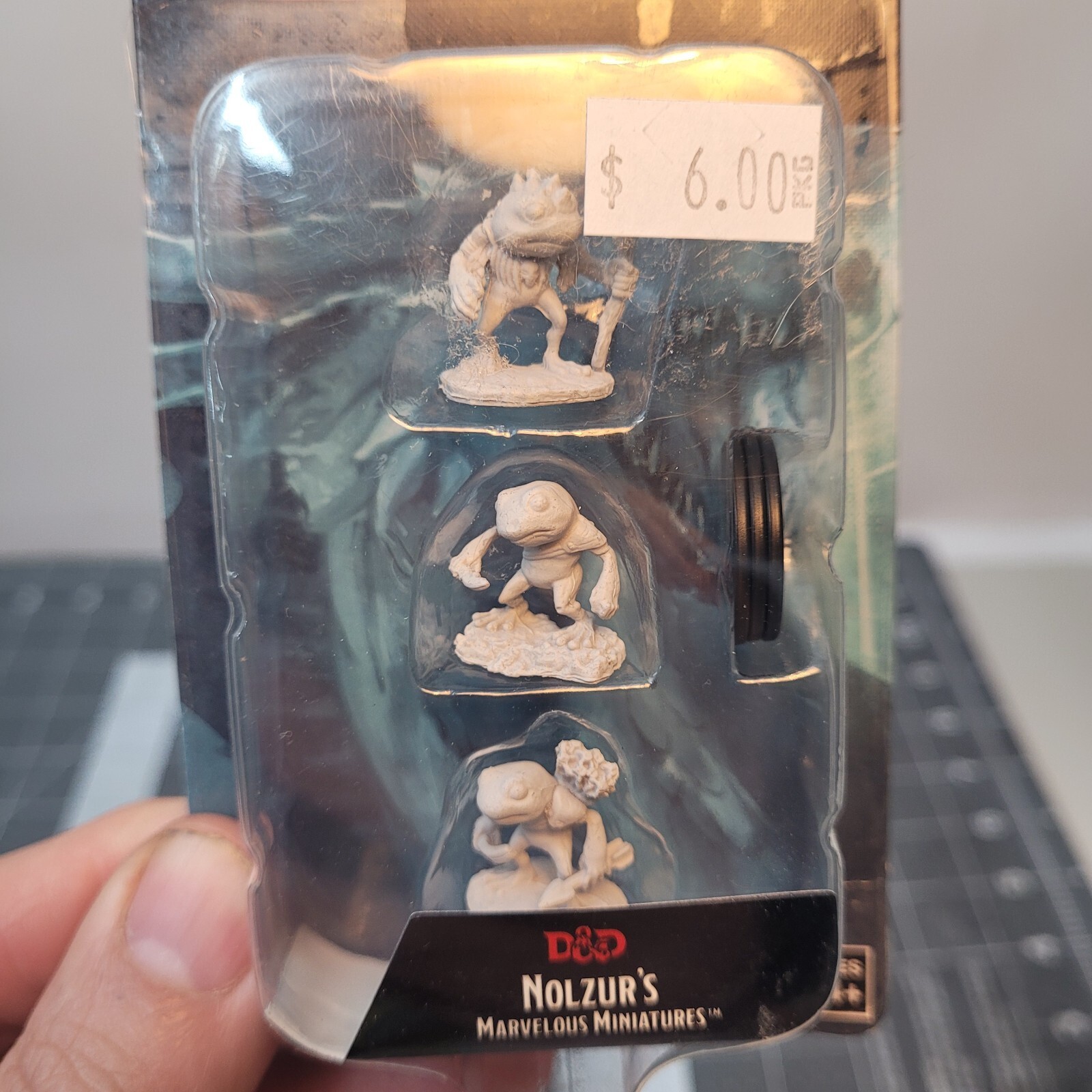 D&D NOLZURS MINIATURE LOT (8) Grung Gnoll Tortle Intellect Devourer Goblin Drago