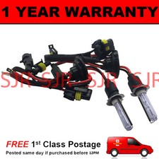 2X BULBS FOR AFTER MARKET HID CONVERSION KIT XENON 6000K ICE WHITE 35W PLUG IN