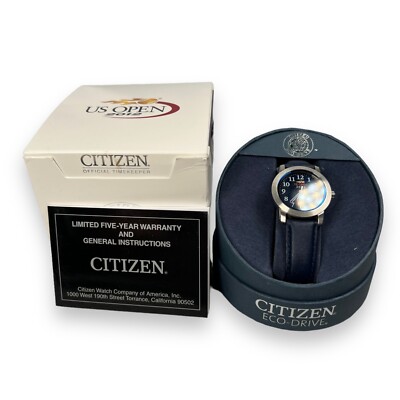 Citizen Limited Edition US Open 2000 Navy Genuine Leather  display picture 1
