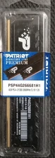 Patriot Signature Premium 4GB DDR4 2666MHz (PC4-21300) PSP48G266681H1 NEW SEALED