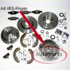 Für Opel Tigra - Bremsscheiben Bremsen Set Bremstrommeln Backen Beläge vorn hint