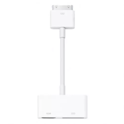 Apple 30 Pin to Digital AV Adapter | A1422 |MD098ZM/A | White | Genuine OEM