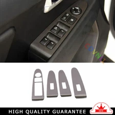 Glass Window Lifting Lock Panel Trim 4* For Kia Sportage R 2016-11 Silver Steel