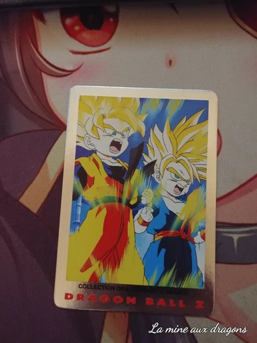 Carte Dragon Ball Z Serie Part 2 n° 56 card DBZ argent Silver Panini Trunks Gote