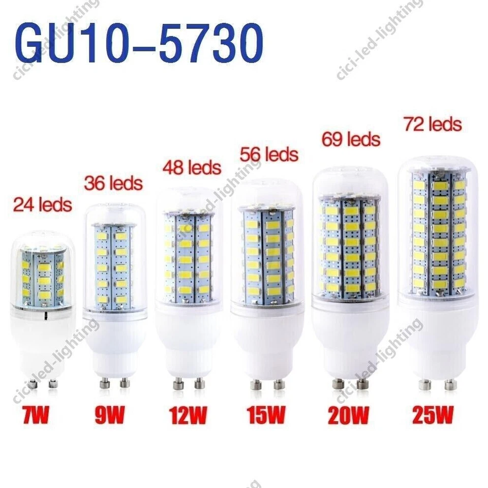 LED Birne GU10 G9 B22 7W 12W 15W 20W 25W Mais Lampe SMD Leuchtmittel Licht - Bild 4 von 4
