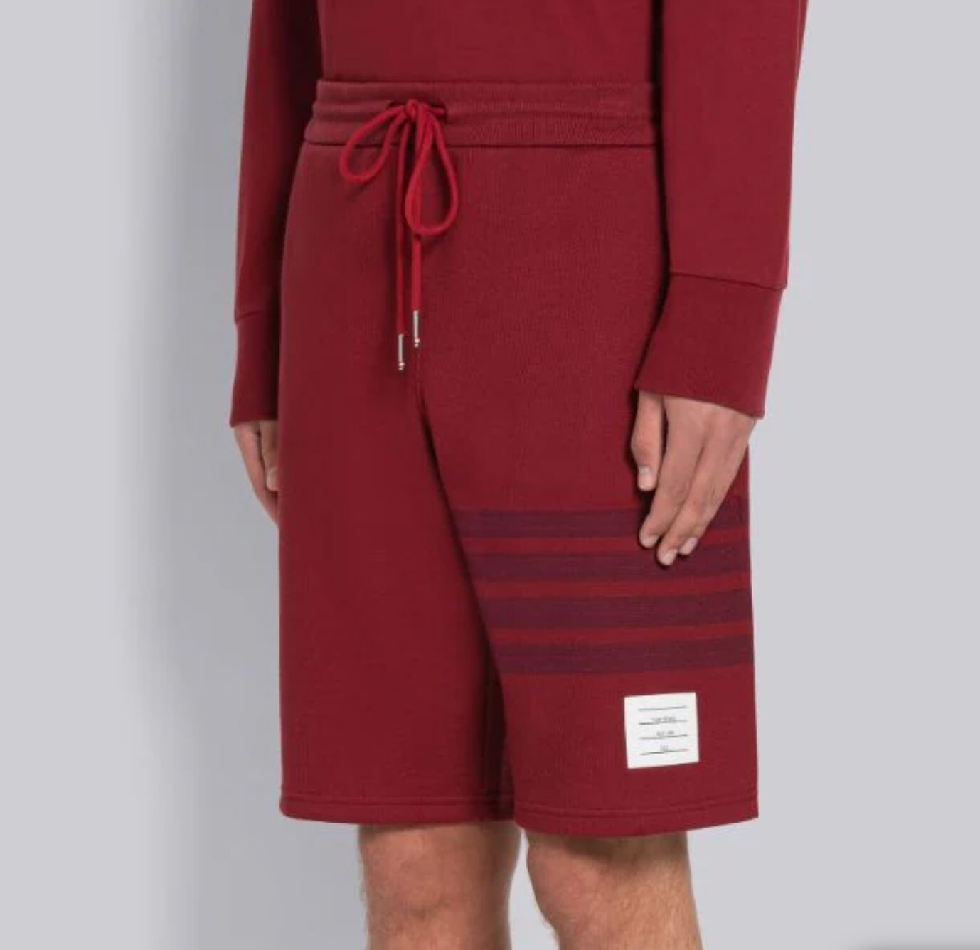 THOM BROWNE Double Face Knit 4-Bar Sweatshorts