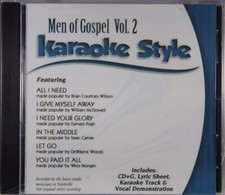 Men Of Gospel Volume 2 Christian Karaoke Style NEW CD G Daywind 6 Songs