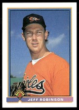 1991 Bowman Jeff Robinson Baltimore Orioles #90