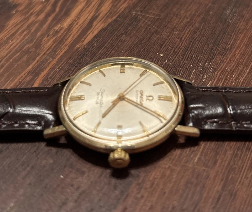 👑 OMEGA SEAMASTER DeVILLE AUTOMATIC MAN’S WATCH Keeping good time. New leather - Image 3 of 3