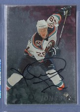 1998-99 ITG * Be A Player * Kenny Jonsson * Factory Signed * Card #87