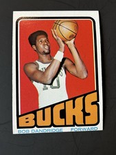 1972-73 Topps Basketball #42 Bob Dandridge EX+ Milwaukee Bucks Norfolk St HOF