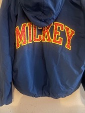 VTG Disney Store MICKEY Mouse Hooded jacket  Mens XL