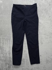 Talbots Pants Womens 6 Blue Chatham Slim Stretch Twill Pull On Pockets