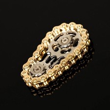 Metal Bike Chain Gear Fidget Spinner EDC Stress Relief Finger Gyro Toy USA