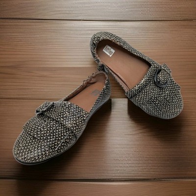 Fitflop Allegro Quasten Ballerina flache Halbschuhe Schuhe Schlange Smart Freizeit UK 5 