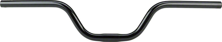 Handlebar 100mm Rise, 15 Sweep, Black,