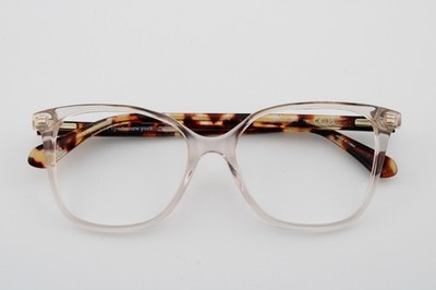 KATE SPADE DARCIE 900 CLEAR PINK HAVANA EYEGLASSES FRAMES  display picture 1