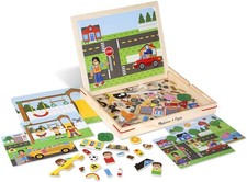 Melissa and Doug 9918 Wooden Magnetic Matching Picture Game