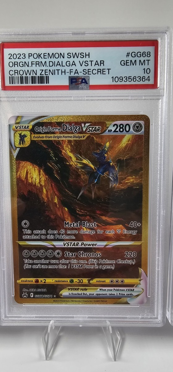 Pokemon Crown Zenith Gold VStar Set of 4 Arceus Giratina Dialga