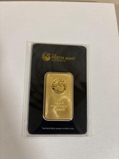 The Perth Mint Australia 1 oz Gold Bar .9999 Fine 99.99% Pure Gold 3474.70 per troy oz