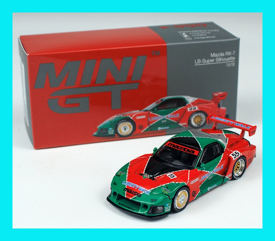 AUG 2025 Mini GT #990 Mazda RX-7 LB-Super Silhouette 787B 1