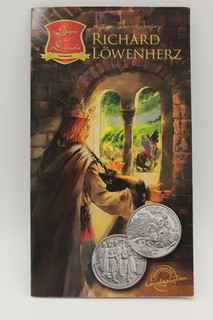 PRAGER: Österreich 10 Euro 2009 Richard Löwenherz Silber [N3]#k