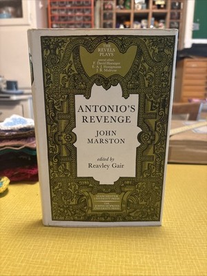 Antonio's Revenge Hardcover John Marston 1978 Hardcover The Revels Plays