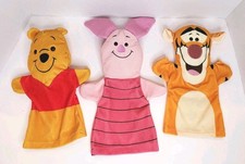 Disney Baby Melissa  Doug Winnie The Pooh Set of 3 Hand Puppets Piglet Tigger