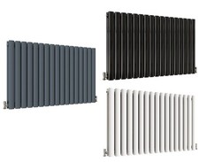 Image of Radiator Horizontal Vertical Designer  Flat Panel Oval Column Central Heating