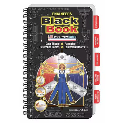 Engineers Black Book, Manual, 220 Pages,  Ebb3inch