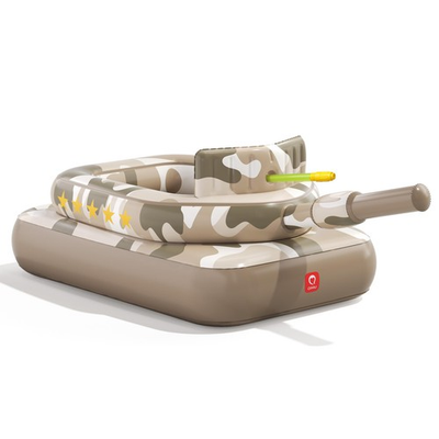 #ad Camouflage Inflatable Tank Pool Float with Water Cannon for Kids amp; Adults $58.99