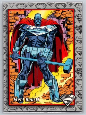 1993 Return of Superman #15 Steel Heart John Henry Irons SkyBox DC Comics Card