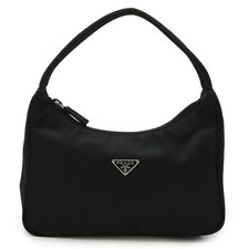 Prada Nylon Triangle Logo Handbag