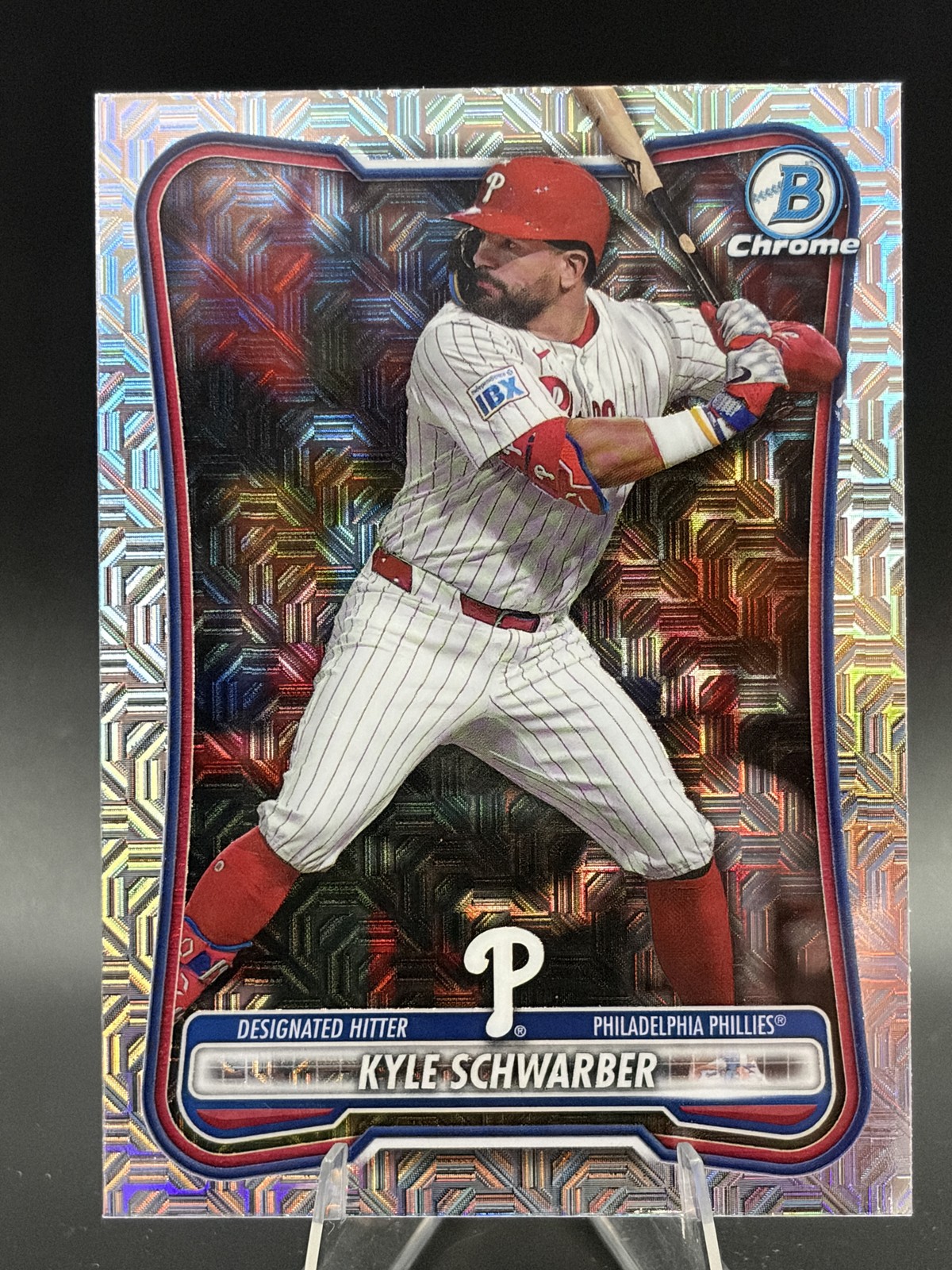 #20 Kyle Schwarber 2026 Bowman Chrome Mojo Refractors Philadelphia Phillies