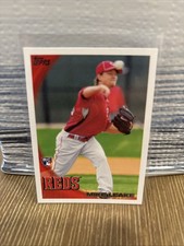 Mike Leake Reds 2010 Topps RC #375 Rookie Card. rookie card picture