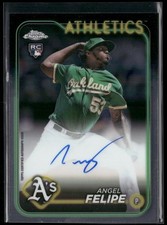 2024 Topps Chrome #RA-AF Angel Felipe Rookie Autographs
