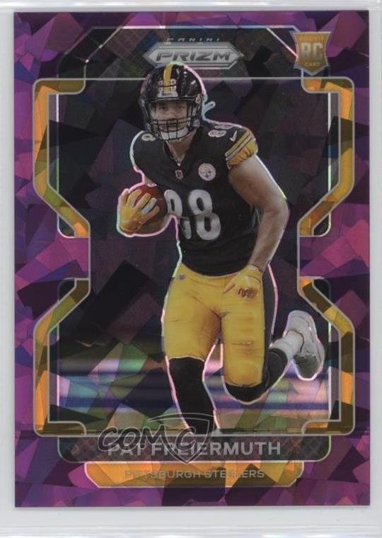 2021 Panini Prizm Purple Ice 151/225 Pat Freiermuth #362 Rookie RC rf2