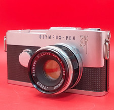 NEAR MINT Olympus PEN F 35mm Half Frame Film Camera w/ 38mm f/1.8 From JAPAN