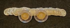1964 D Roosevelt Dimes 50 Brilliant Uncirculated 90% Silver 2 End Of Roll Toners