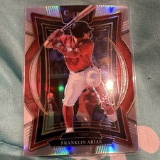 SILVER Prizm Concourse 2025 Panini Franklin Arias #84 Boston Red Sox Baseball