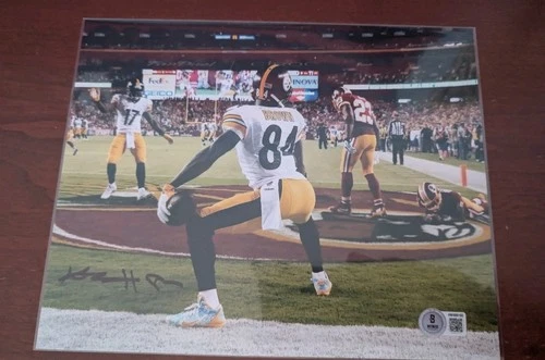 Pittsburgh Steelers Antonio Brown Autographed 8X10 With COA