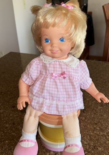 VNTG Magic Potty Baby W Flushing Sound Potty Tyco 1992 Used Potty Uses 9 Volt