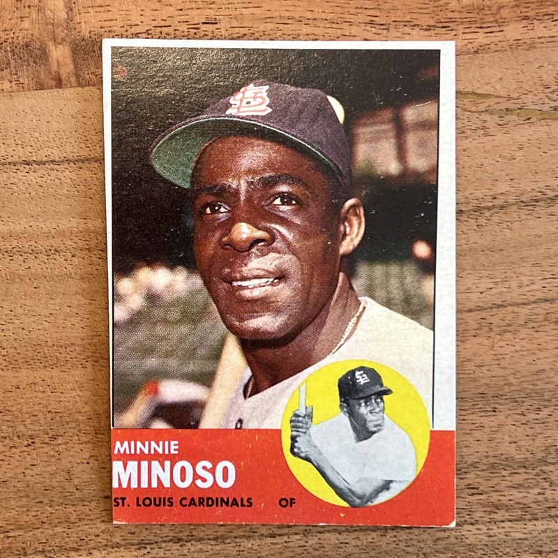 1963 Topps #190 Minnie Minoso St. Louis Cardinals