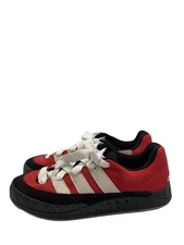 Men 9.5US Adidas Adimatic/Red/Suede