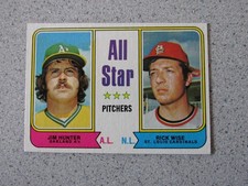 1974 TOPPS BASEBALL SET BREAK CARD #339 ALL-STAR PITCHERS